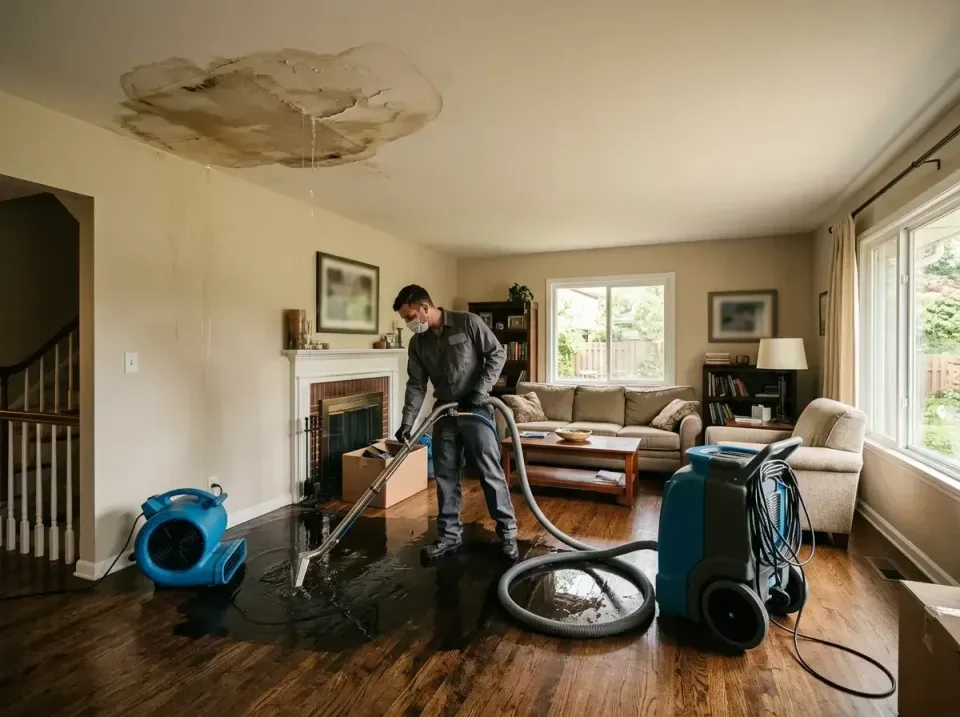attic-pipe-burst-ceiling-drip-008 — frequently asked questions, Water Damage Restoration & Carpet Care in Knightstown, IN